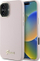 Kllapë telefoni Guess GUHCP16MSMBSLP për iPhone 16 Plus 6.7", silikon, rozë mat