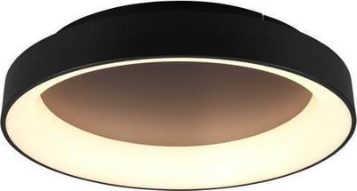 Llamp tavanit Netlighting Giona Modern, 48W LED, 2700–6000K me telekomandë, e zezë mat