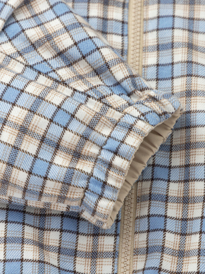 Xhaketë Duo Cozy Check Blue
