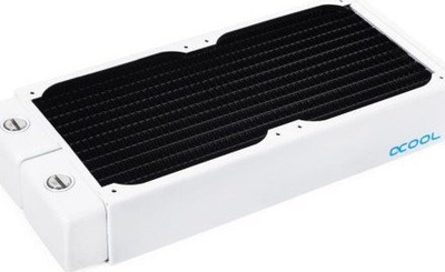 Radiator ftohës Alphacool NexXxoS XT45 V2, 240mm, bakër i plotë, i bardhë