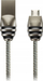 Kabllo USB Canyon UM-5, USB A në Micro USB, 1m, metalik gri