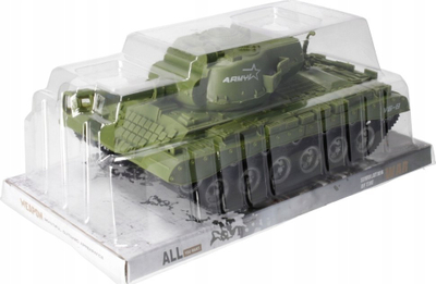 Tank lodër MEGA CREATIVE 523019, me mekanizëm pull back, jeshil