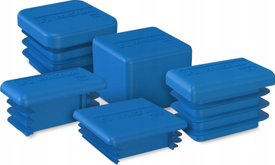 Kapak fundi profili MF Niczuk Cover, plastikë, 41 x 41 x 20 mm, blu