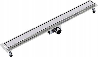 Shkarkues linear dushi Spiroflex LA 700 Aquasteel, 70 cm, çelik inoks, argjendtë