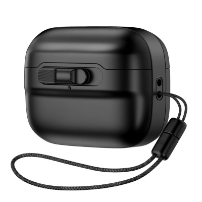 Etui për kufje ESR Pulse HaloLock për AirPods Pro 1/2, MagSafe, me rrip, e zezë