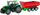 Lodër traktor Gazelo G096471 me rimorkio, 50 cm, jeshil me të kuqe