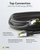 Kabllo rrjeti Goobay CAT 8.1 Patch Cord, S/FTP, 1 m, set me 10 copa, gri