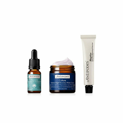Set Antipodes Hydrate Healthy, serum Hosann 10 ml + krem nate 60 ml + xhel hidratues 15 ml