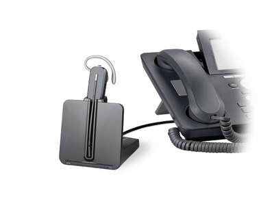 Kufje Poly CS540/A, Wireless, të zeza