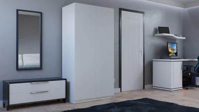 Dollap SD 90, kabinet organizues, i bardhë