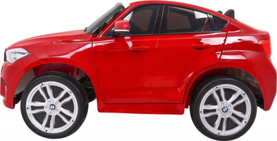 Makine elektrike per kalamaj BMW X6M XXL, 12V, per 2 kalamaj, e kuqe me llak