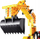 Lodër ndërtimi NoboKids IM.MASTER Pads 6801, 342 copa, 2 në 1 eskavator edhe robot, shume-ngjyrëshe