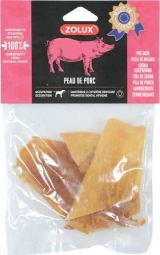 Shujta për qen Zolux, lëkurë derri Peau de Porc, 100 g