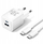 Karikues GaN Vention 2-Port USB C A, 30W, kabllo USB C 1m, i bardhë