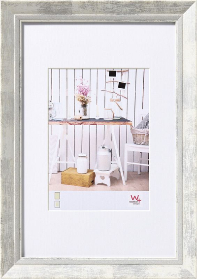 Kornizë plastike Walther Design Chalet, 20x30 cm, e bardhë