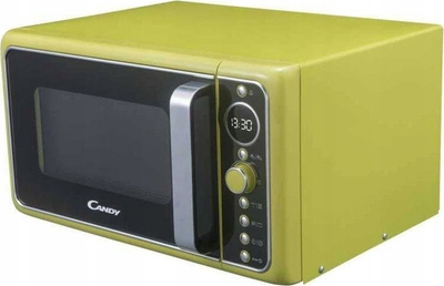 Furrë mikrovalë Candy DIVO G25CG, 25L, grill 1000W, jeshile