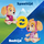 Lodër pellushi Paw Patrol Skye, 25cm, përpara gjumit, rozë