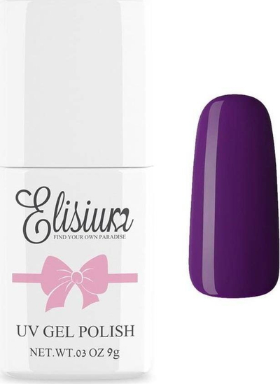 Llak xheli Elisium Hybrid 007 Deep Plump, UV LED, 9g, lejla e errët