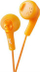 Kufje in ear JVC HA-F160, 13.5mm, portokalli
