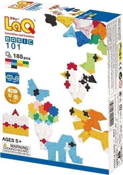 Set ndërtimi LaQ Basic 101 Plane, 185 copa, shumëngjyrëshe
