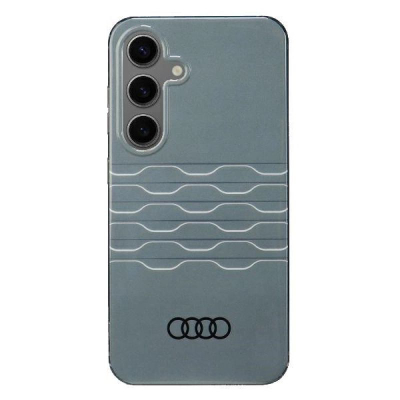 Футрола за телефон Audi IML Geometric Pattern за Samsung Galaxy S24, поликарбонат TPU, сива