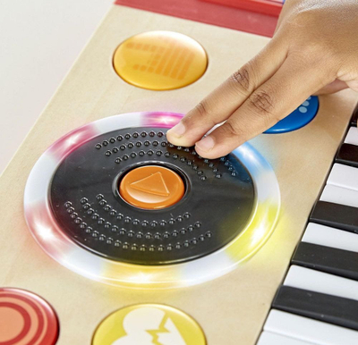 Lodër muzikore Hape DJ Mix & Spin Studio, drita dhe tinguj, shumëngjyrëshe