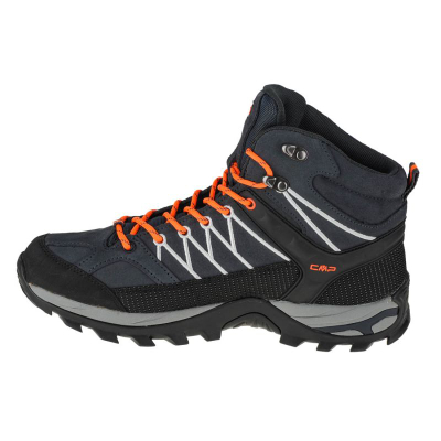 Планинарски чизми CMP Rigel Mid M 3Q12947-56UE, за мажи, ѓон Full On Grip, црни
