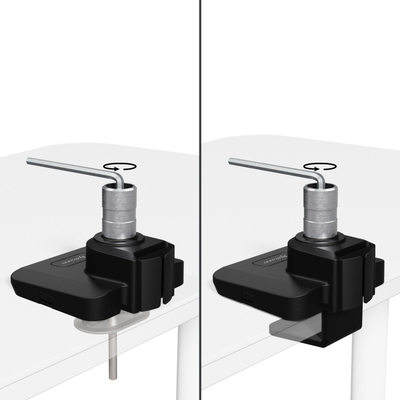 Krah monitori Arozzi Alzare Neo Pro, gas spring, për një monitor, i zi