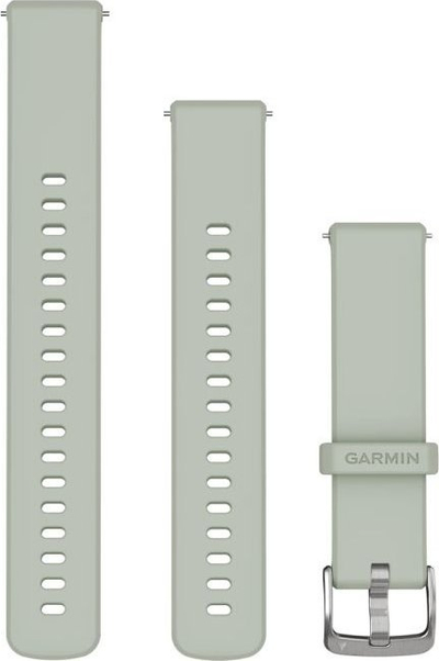 Rrip ore Garmin Quick Release 010-13256-01, 18mm, silikon, gri e çelët