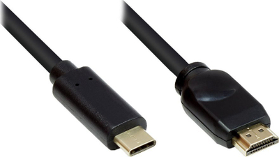 Kabllo video Alcasa GC-M0103, USB Type-C me HDMI, 5m, i zi