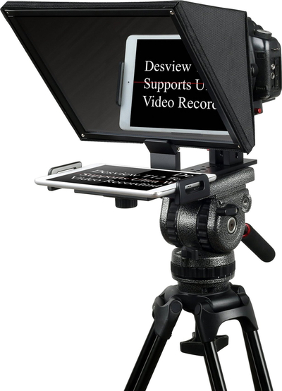 Телепромптер Desview T12, за DSLR камера и смартфон, црн