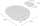 Jastëk për luhatje Hobbygarden Cushion Moon, pëlhurë Ekolen, për luhatje Cocoon, grafit