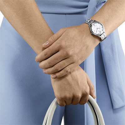 Orë dore për femra Citizen Eco Drive EM0500-73A, e argjendtë