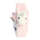 Lodër pelushi Aurora Fancy Pals Unicorn, set me çantë, 20 cm, rozë me të bardhë