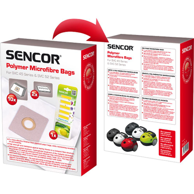 Qese për fshesë me korrent Sencor SVC 45/52 + aromë (15 copë)