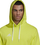 Bluzë me kapuç për burra Adidas Entrada 22 M HC5083, xhep kangur, pambuk poliester, e verdhë neon