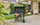 Grill me qymyr Lund 71 x 35 cm, termometër, tavolina anësore, i zi