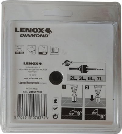 Дијамантска кружна пила LENOX 10507837, за бетон и плочки