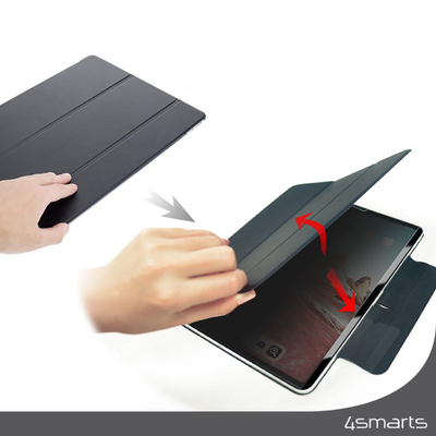 Filtër privatësie me magnet 4smarts SmartProtect, për Apple iPad 10.9 10 Gen, kundër dritës blu, i zi