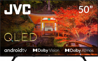 TV JVC LT-50VAQ330P, 50", 4K QLED, Android TV, i zi