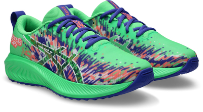 Këpucë sportive ASICS Gel Noosa Tri 16 Junior, amortizim EVA, rrjetë frymëshkëmbyese, blu e gjelbër