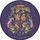 PopSocket Popsockets Glitter Hogwarts Floral, mbajtës telefoni, dizajn me shkëlqim, shumëngjyrësh