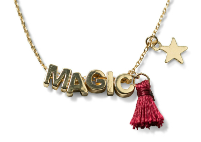 Qafore Desigual Collar Words 18SAGO41 8010, të arta