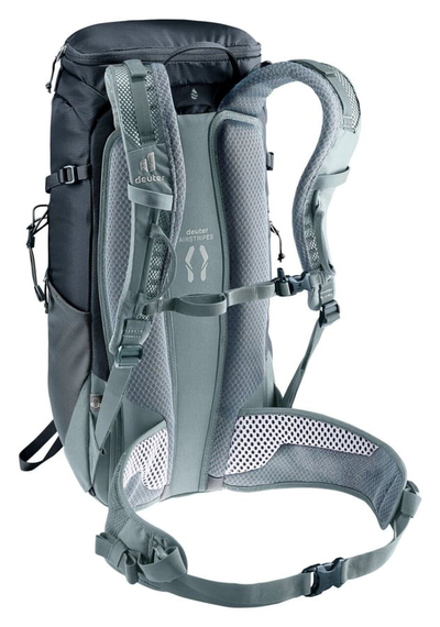 Shpinore hiking Deuter Trail 18L, sistem Airstripes, brez mesi, e zezë