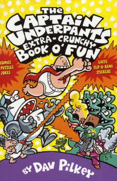 Captain Underpants Extra-crunchy Book - Dav Pilkey