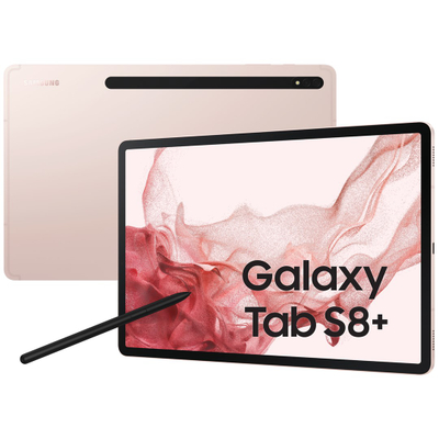 Tablet Samsung Galaxy Tab S8+, 12.4", 8/128GB, Snapdragon 8 Gen 1, rozë
