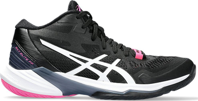Atlete volejbolli Asics Sky Elite FF MT 2 W, për goca, të zeza me rozë