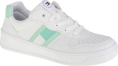 Atlete Tommy Hilfiger Low Cut Lace Up Sneaker W T3A4 32143 1351A166, për goca, e bardhë