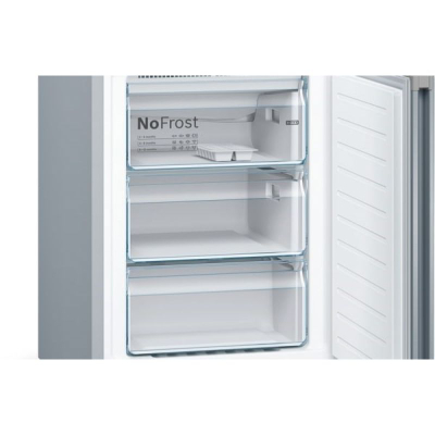 Frigorifer kombinë Bosch KGN39VWEB, 2.03m, 368L No Frost, i bardhë
