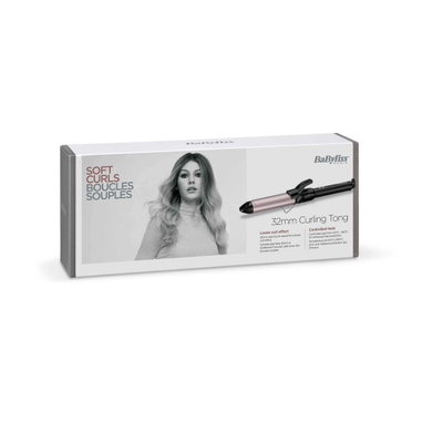 Kaçurrelose flokësh Babyliss Pro C332E, 32mm, profesionale, gri
